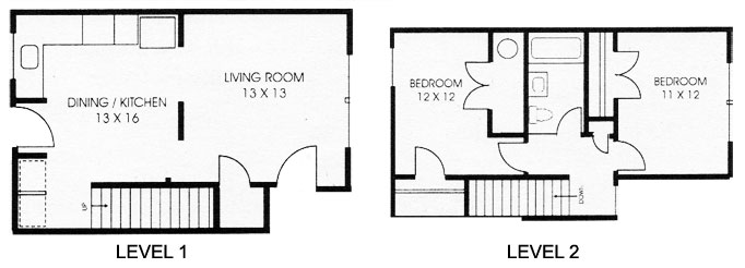 Spruce Brook Apartment Floorplan